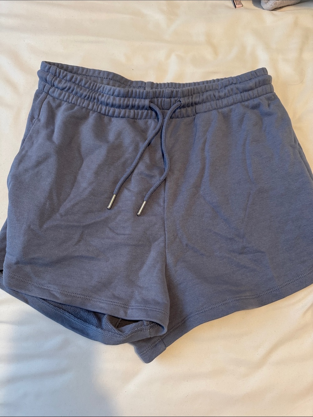 H&M Slate Blue Athletic Drawstring Shorts